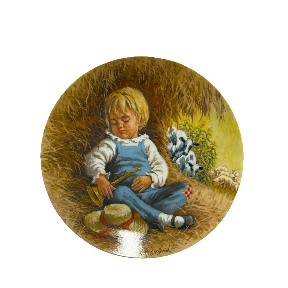 Bradford exchange Mother Goose Little Boy Blue NO BOX